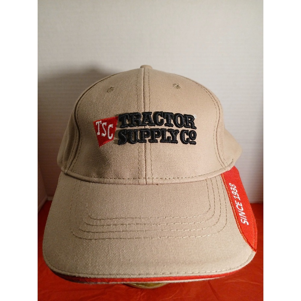Tractor Supply Company Red/Tan‎ Baseball Hat